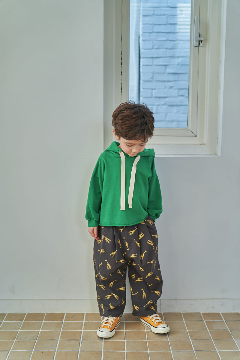 Green Tomato - Korean Children Fashion - #childofig - Giraffe Wrinkle Pants - 5