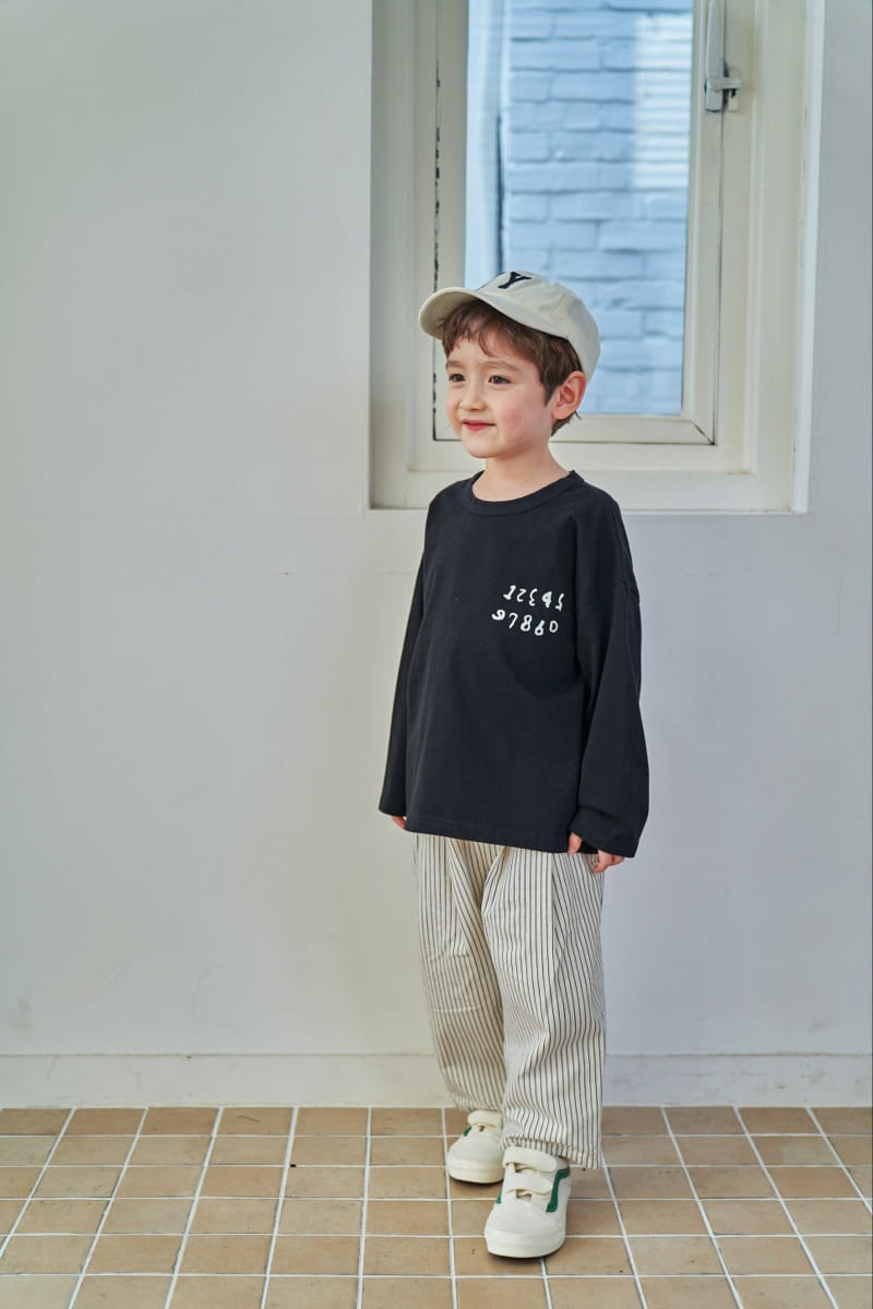 Green Tomato - Korean Children Fashion - #childofig - Number Tee - 9