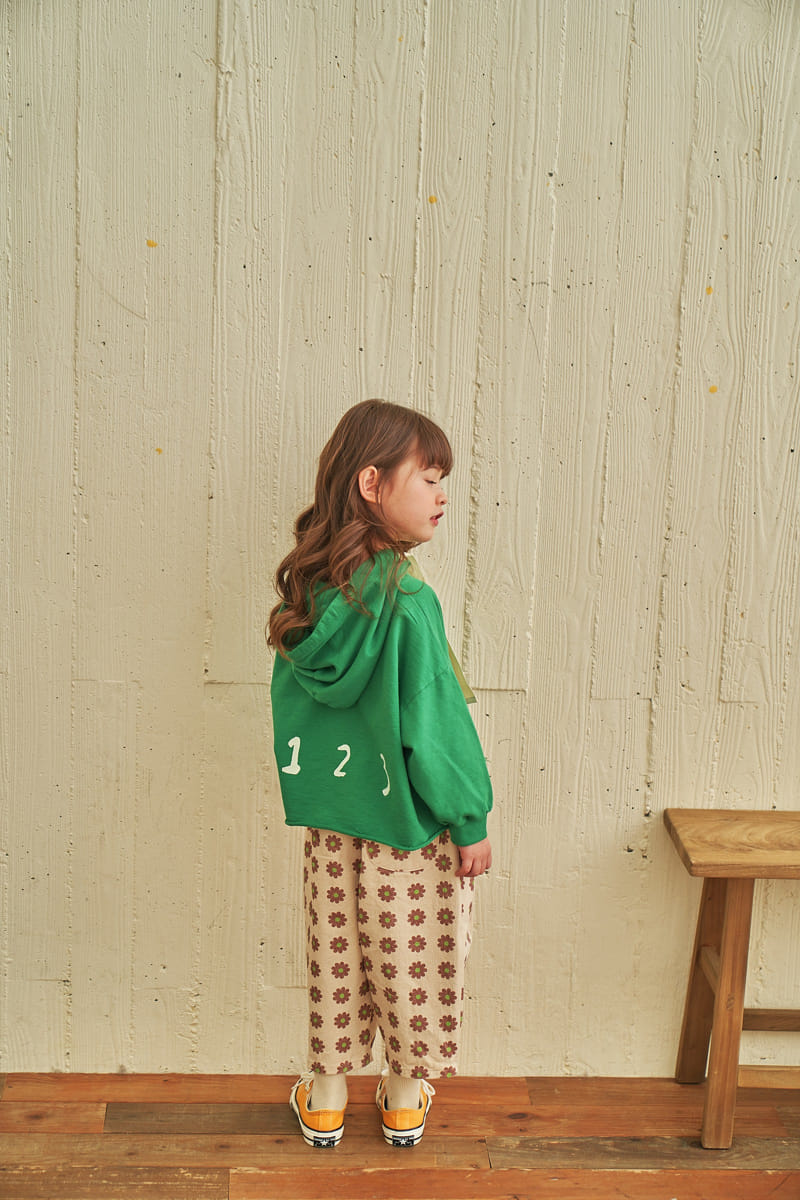 Green Tomato - Korean Children Fashion - #designkidswear - Flower Wrinkle Pants - 6