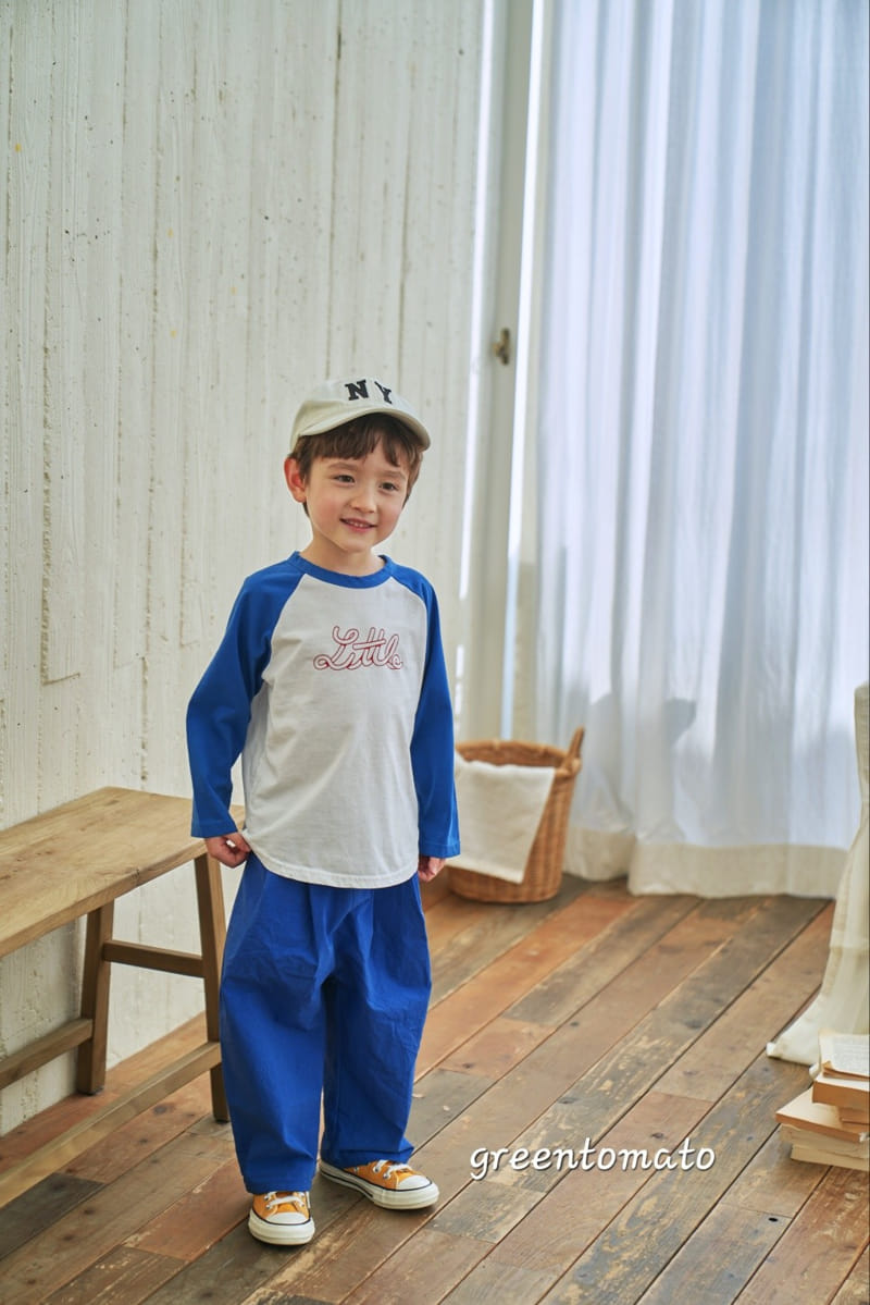 Green Tomato - Korean Children Fashion - #designkidswear - Little Raglan Tee