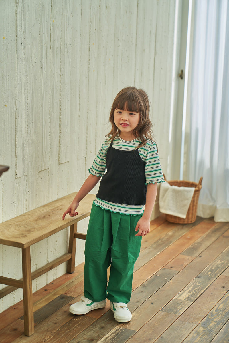 Green Tomato - Korean Children Fashion - #kidzfashiontrend - Muzi Wrinkle Pants - 10