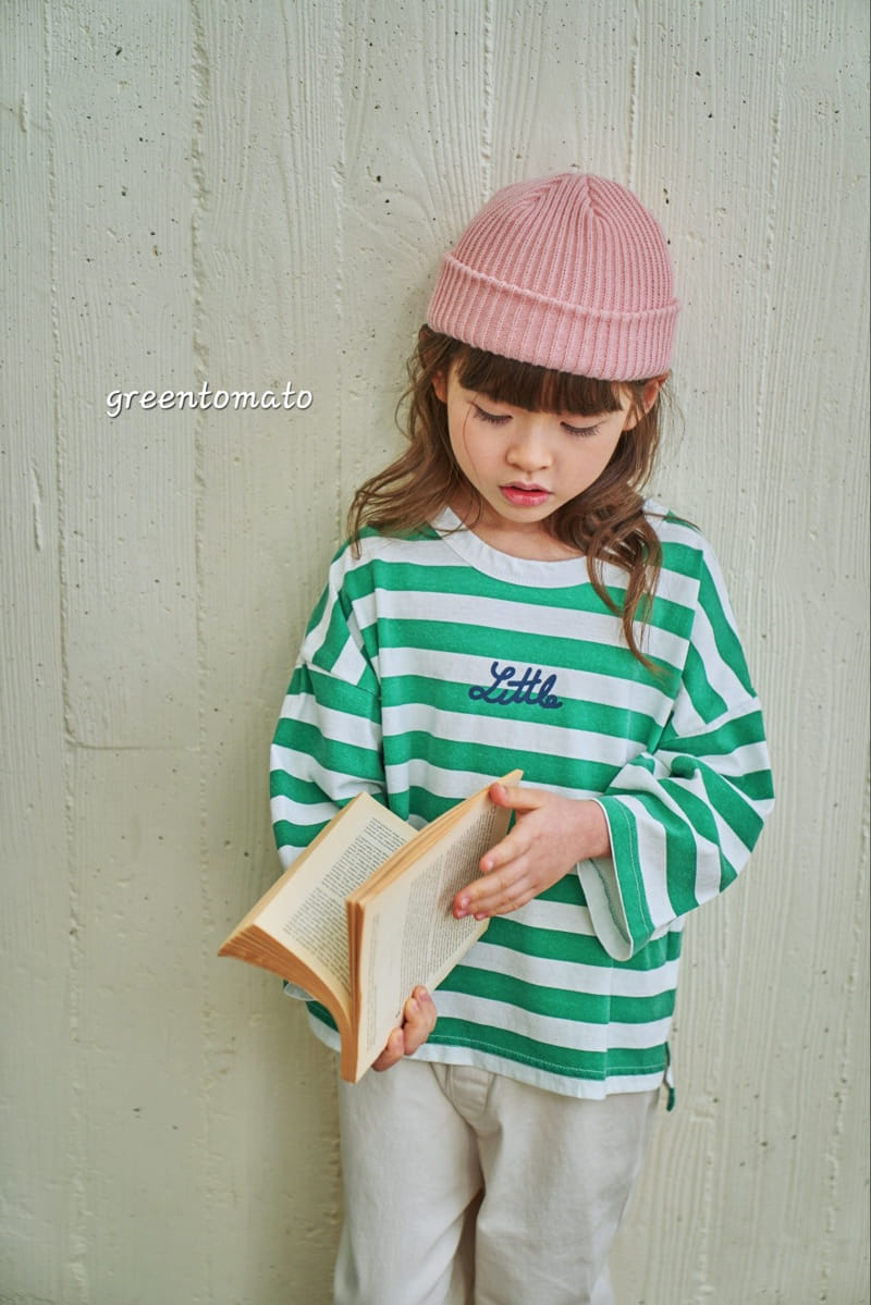 Green Tomato - Korean Children Fashion - #kidzfashiontrend - ST Little Tee
