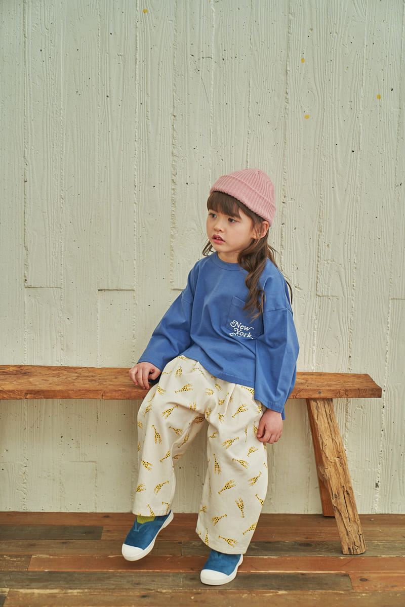 Green Tomato - Korean Children Fashion - #littlefashionista - NY Pocket Tee - 7