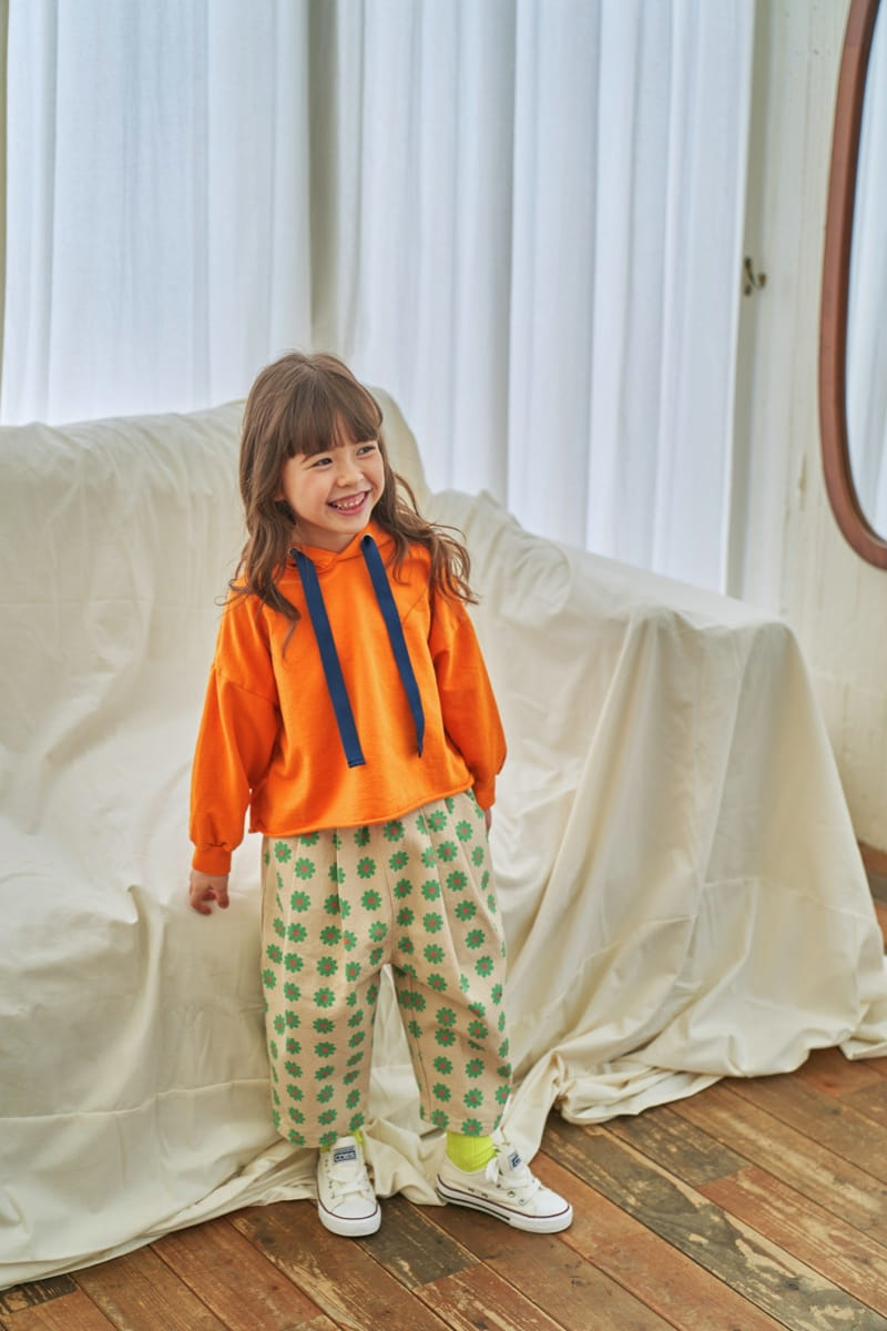 Green Tomato - Korean Children Fashion - #magicofchildhood - Cutting Hoody Tee - 3