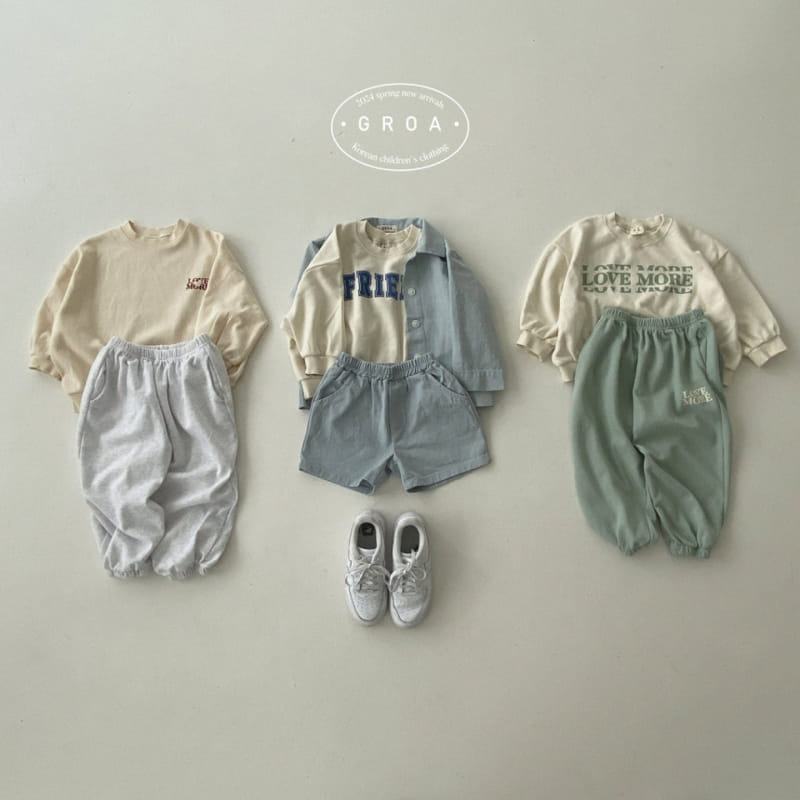 Groa - Korean Children Fashion - #discoveringself - Friend Sweatshirt - 6