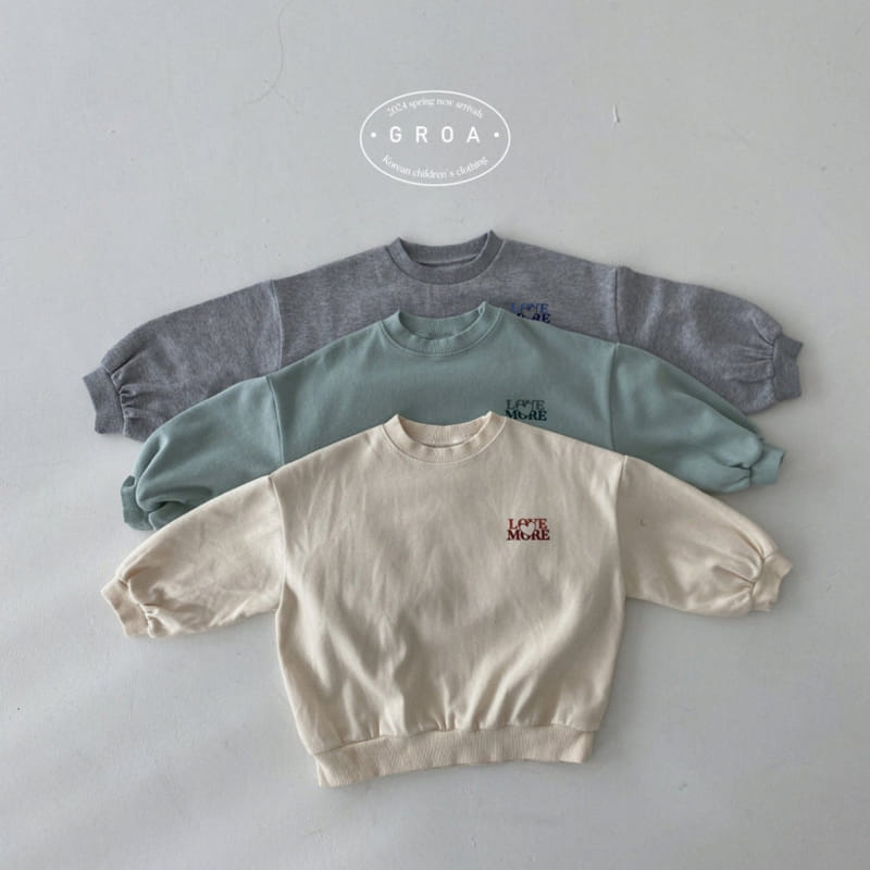 Groa - Korean Children Fashion - #toddlerclothing - Daddy More Sweatshirt  - 3