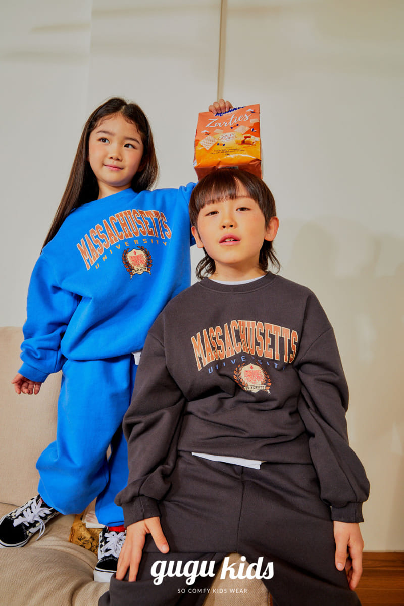 Gugu Kids - Korean Children Fashion - #childofig - Massachusetts Top Bottom Set - 10