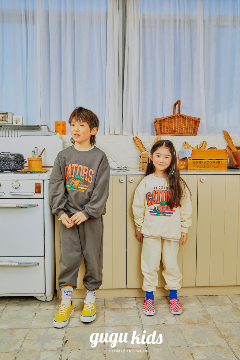 Gugu Kids - Korean Children Fashion - #designkidswear - Crocker Top Bottom Set