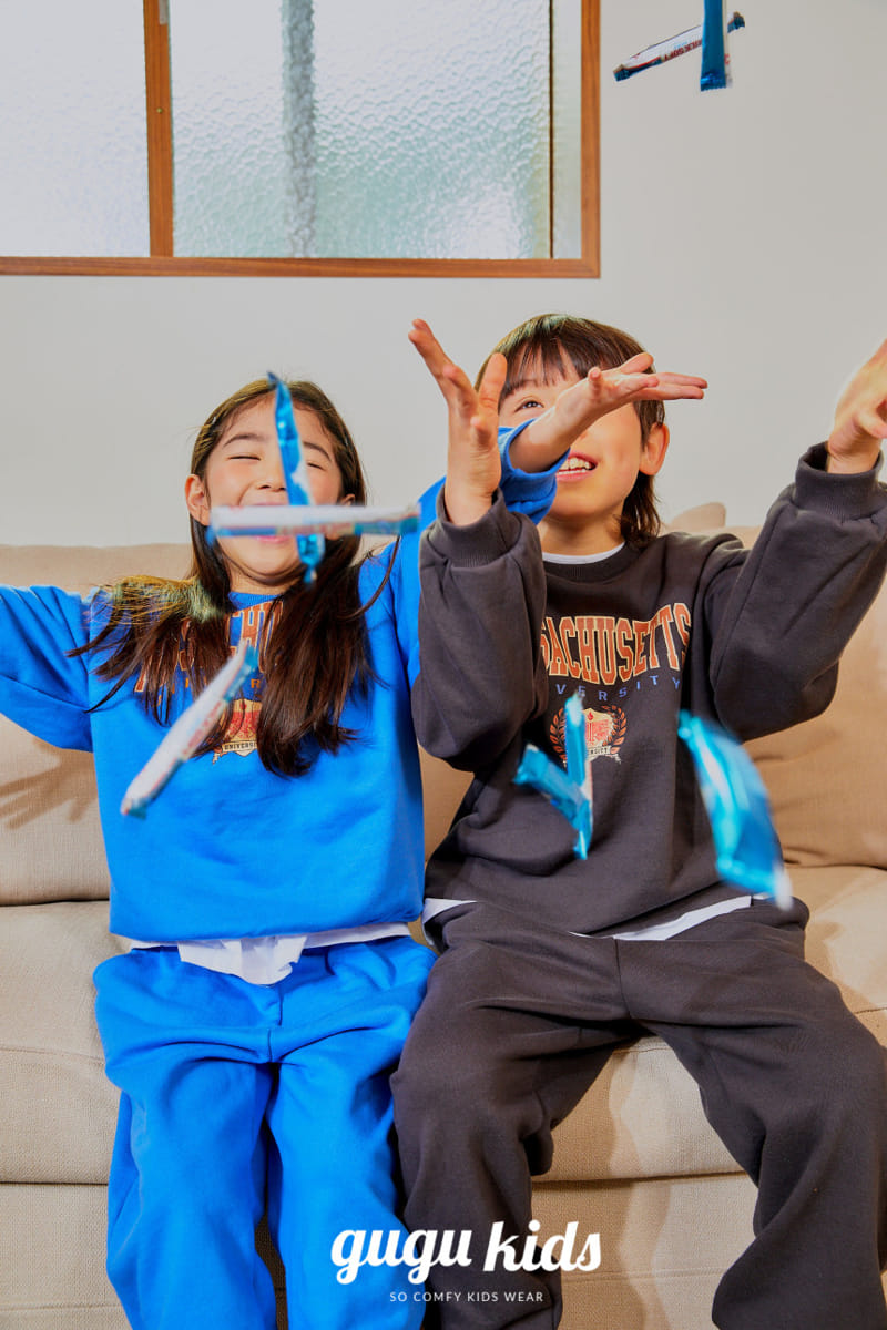 Gugu Kids - Korean Children Fashion - #kidzfashiontrend - Massachusetts Top Bottom Set