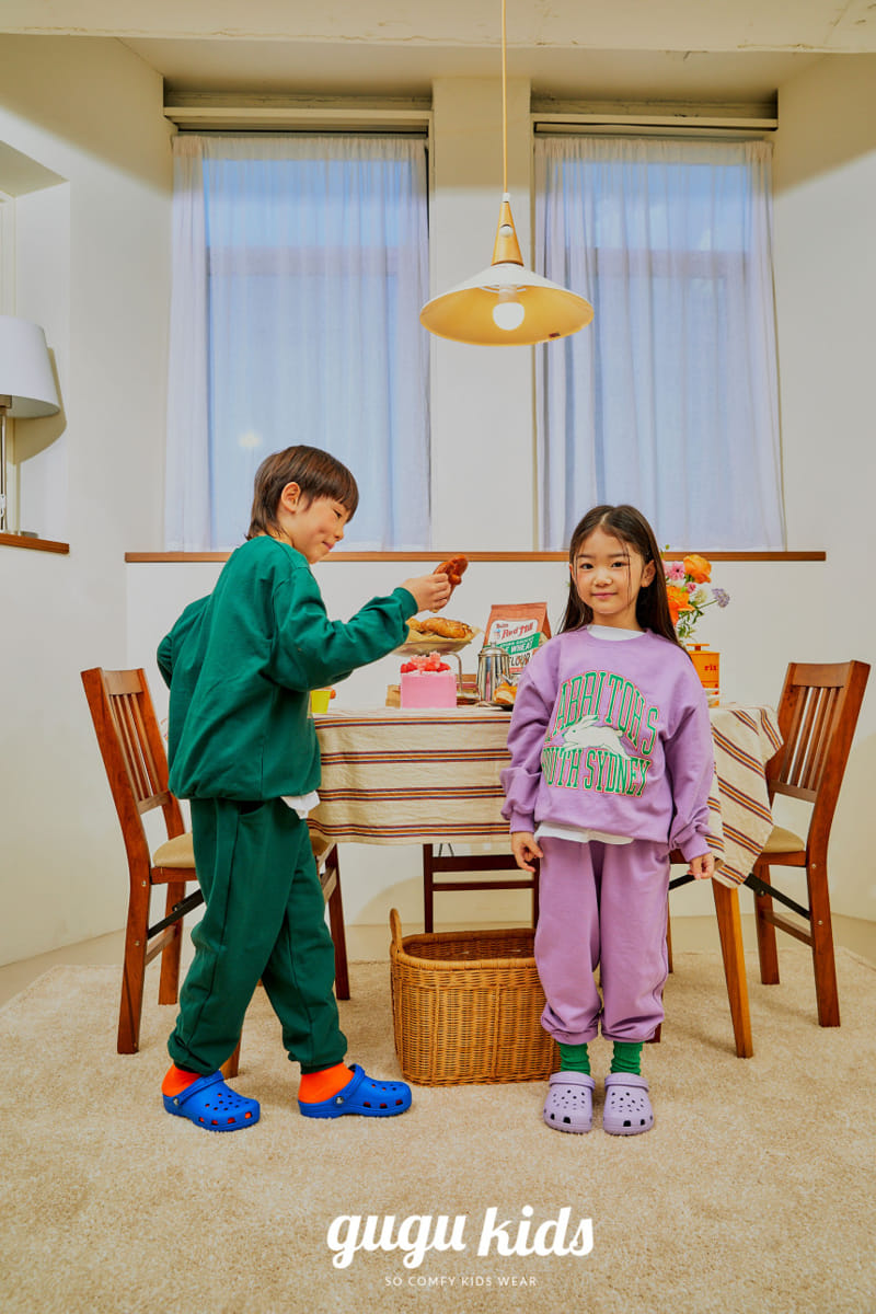 Gugu Kids - Korean Children Fashion - #littlefashionista - Rabbit Top Bottom Set
