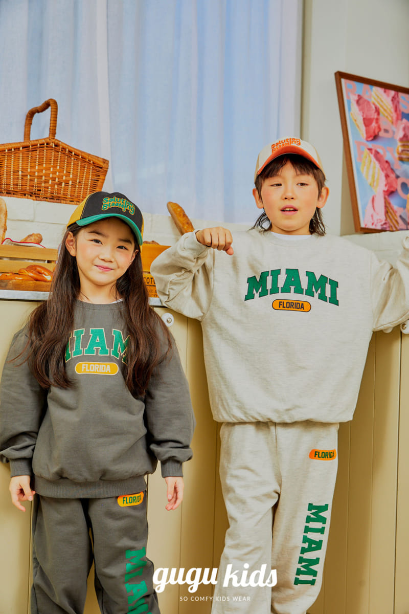 Gugu Kids - Korean Children Fashion - #minifashionista - Miami Top Bottom Set - 7