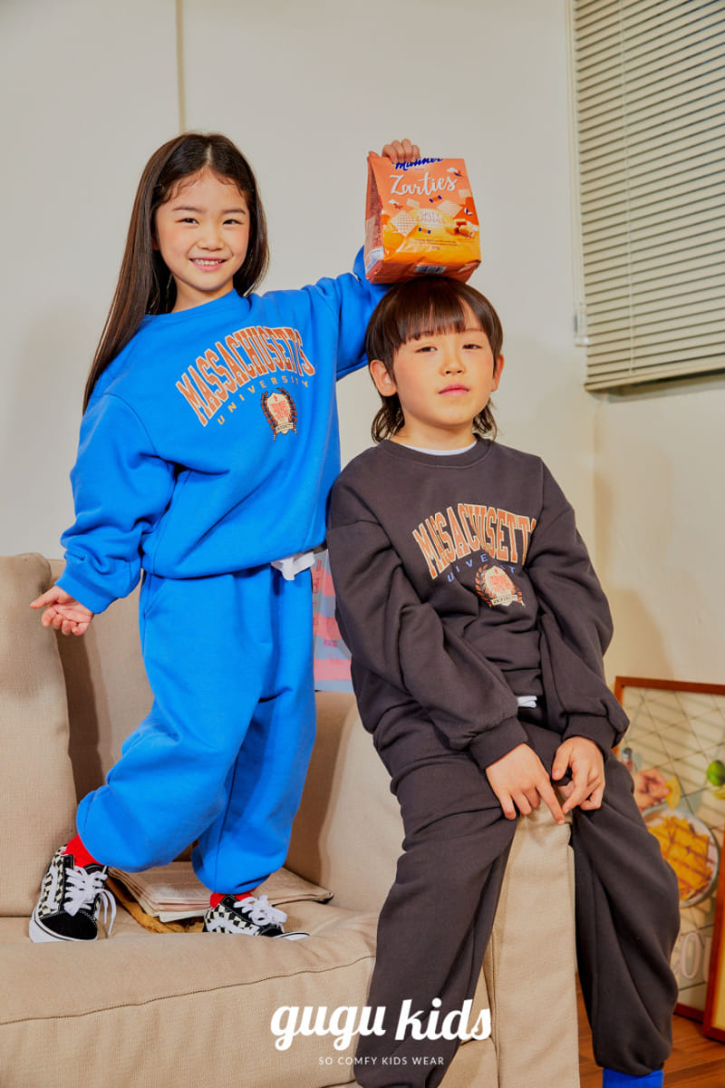 Gugu Kids - Korean Children Fashion - #stylishchildhood - Massachusetts Top Bottom Set - 9
