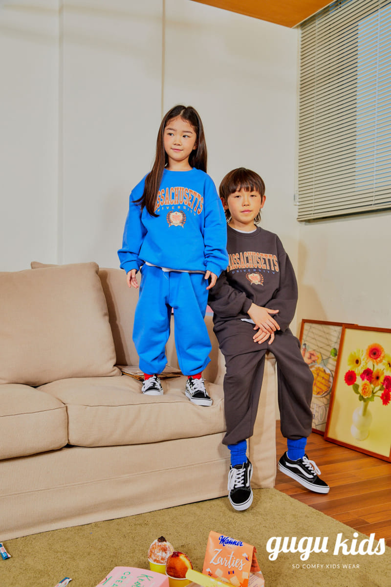 Gugu Kids - Korean Children Fashion - #todddlerfashion - Massachusetts Top Bottom Set - 7