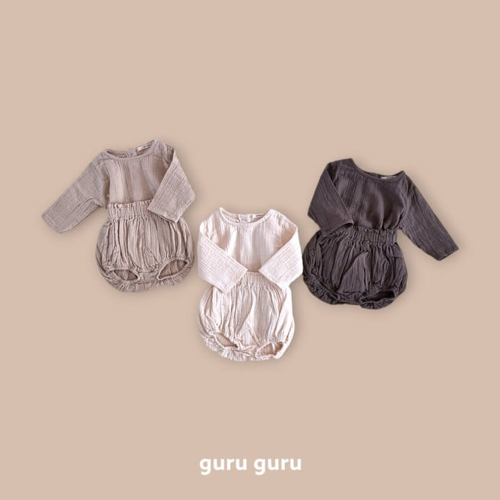 Guru Guru - Korean Baby Fashion - #babyboutique - Yoru Top Bottom Set - 2