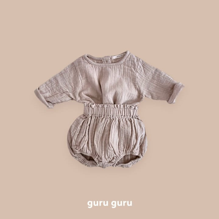 Guru Guru - Korean Baby Fashion - #babyboutique - Yoru Top Bottom Set - 3