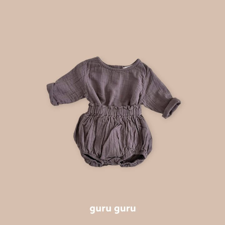 Guru Guru - Korean Baby Fashion - #babyclothing - Yoru Top Bottom Set - 5