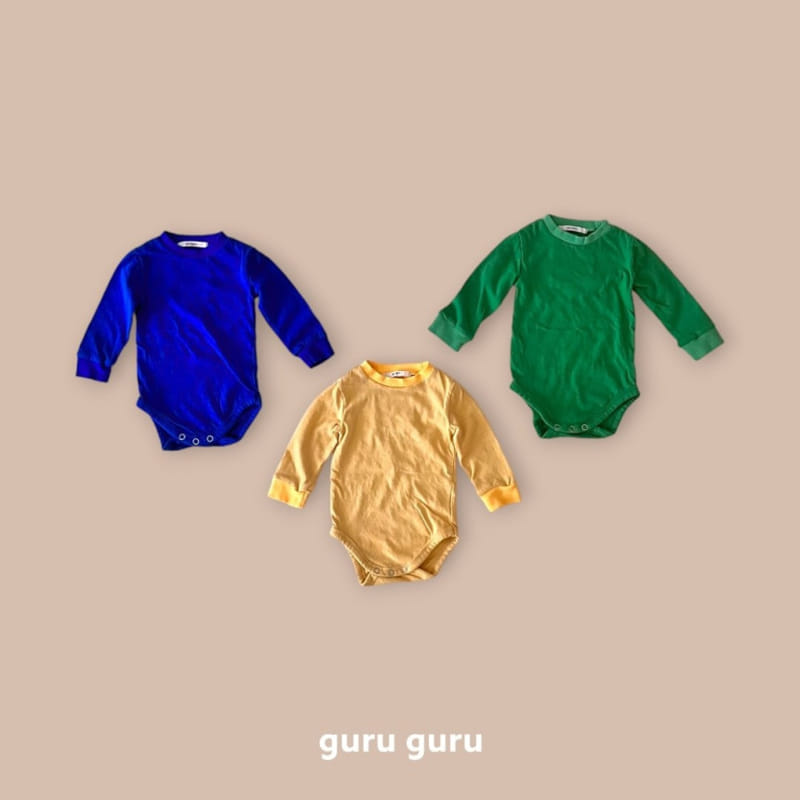 Guru Guru - Korean Baby Fashion - #babyfashion - Patch Body Suit