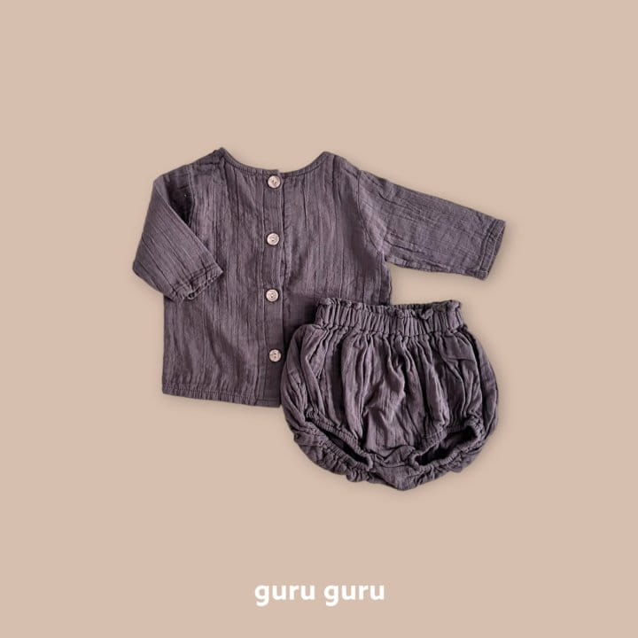 Guru Guru - Korean Baby Fashion - #babyfashion - Yoru Top Bottom Set - 6