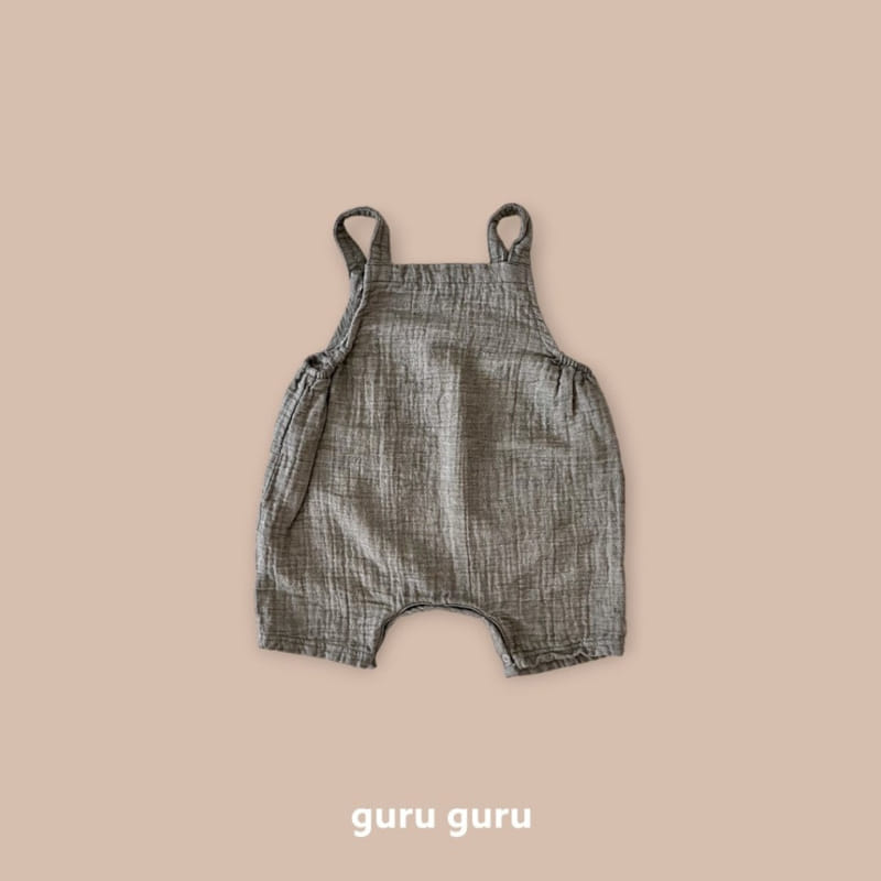 Guru Guru - Korean Baby Fashion - #babyfever - Haze Dungarees Pants - 3