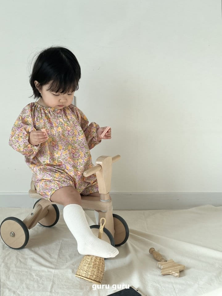 Guru Guru - Korean Baby Fashion - #babyfever - Garden Body Suit - 8