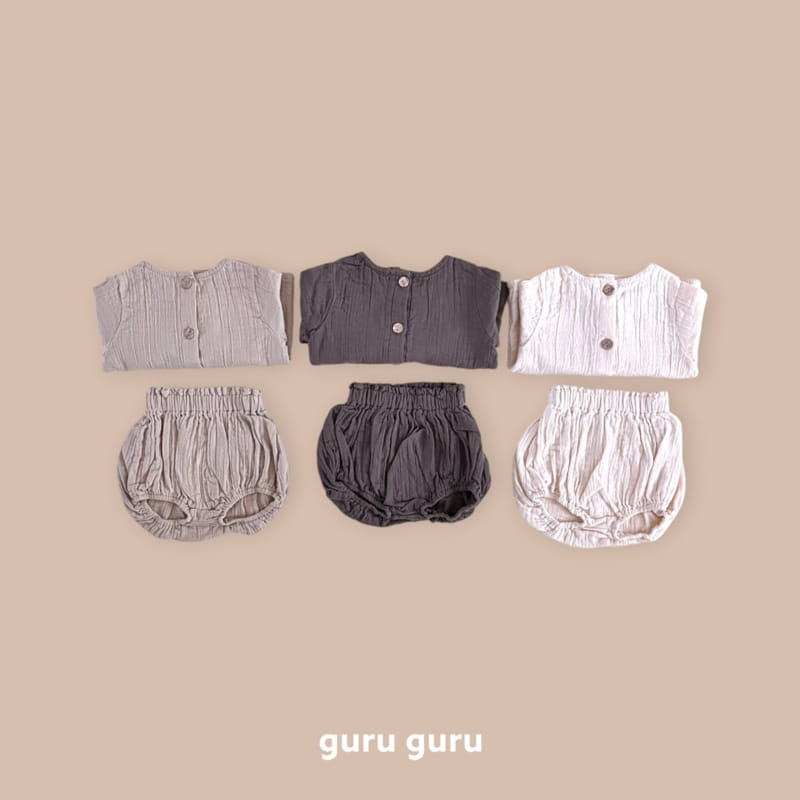 Guru Guru - Korean Baby Fashion - #babygirlfashion - Yoru Top Bottom Set - 8