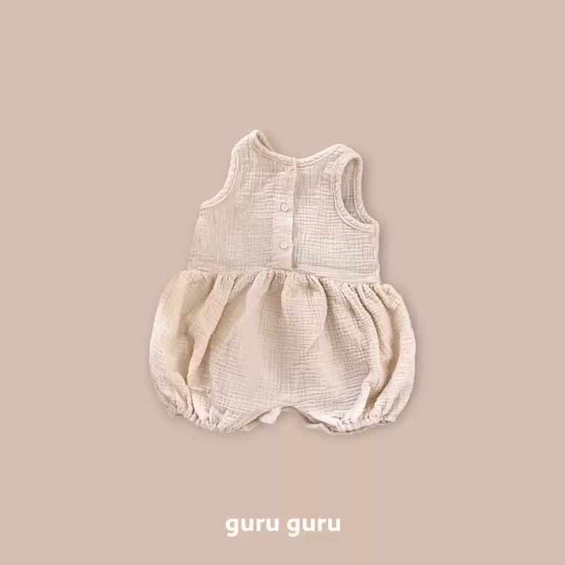 Guru Guru - Korean Baby Fashion - #babyoninstagram - Grasshopper Romper - 3