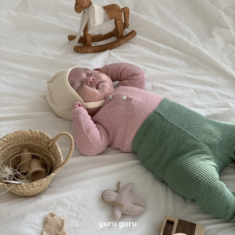 Guru Guru - Korean Baby Fashion - #babyoutfit - Color Top Bottom Set - 10