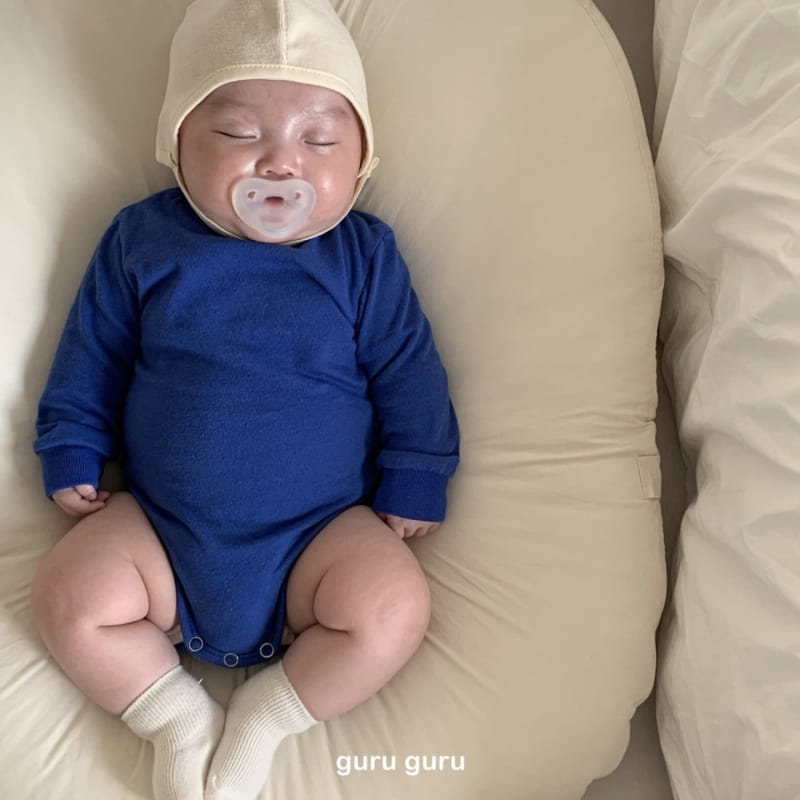 Guru Guru - Korean Baby Fashion - #babyoutfit - Patch Body Suit - 8