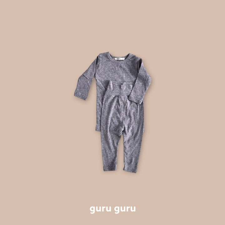Guru Guru - Korean Baby Fashion - #babyoutfit - Molang Top Bottom Set - 4