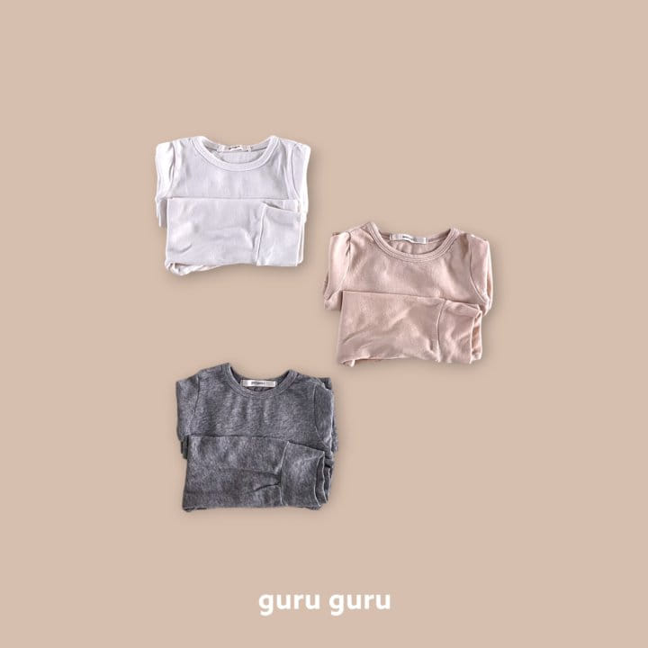 Guru Guru - Korean Baby Fashion - #onlinebabyboutique - Molang Top Bottom Set - 5