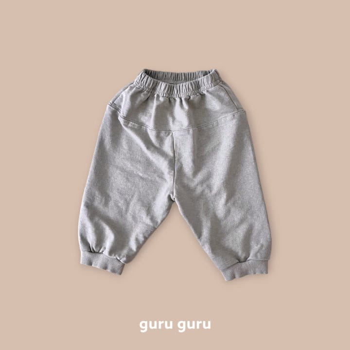 Guru Guru - Korean Baby Fashion - #onlinebabyboutique - Slit Terry Pants - 3