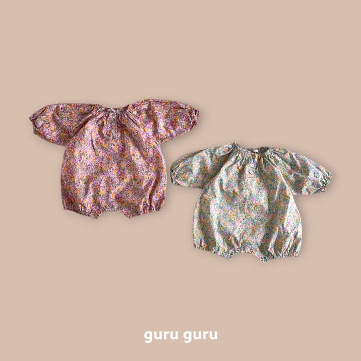 Guru Guru - Korean Baby Fashion - #onlinebabyboutique - Garden Body Suit