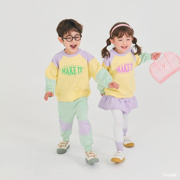 Hanab - Korean Children Fashion - #Kfashion4kids - Make It Top Bottom Set - 3