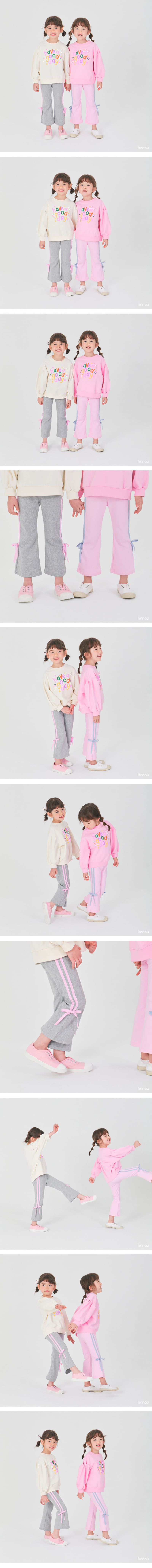 Hanab - Korean Children Fashion - #discoveringself - Ribbon Tape Pants - 2