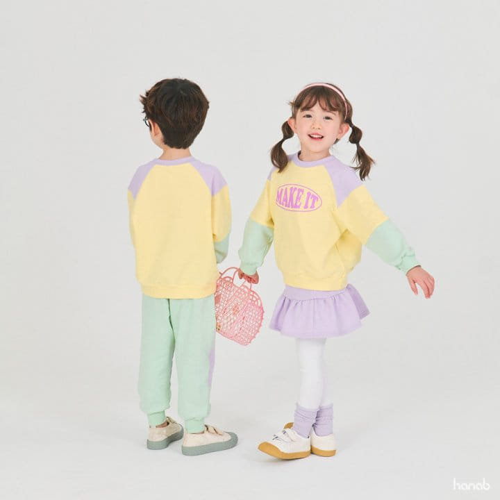 Hanab - Korean Children Fashion - #Kfashion4kids - Make It Top Bottom Set - 4