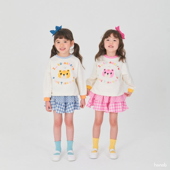 Hanab - Korean Children Fashion - #magicofchildhood - Check Kan Kan Top Bottom Set