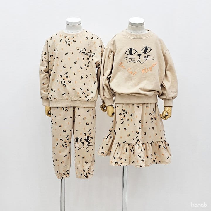 Hanab - Korean Children Fashion - #prettylittlegirls - Leopard Top Bottom Set