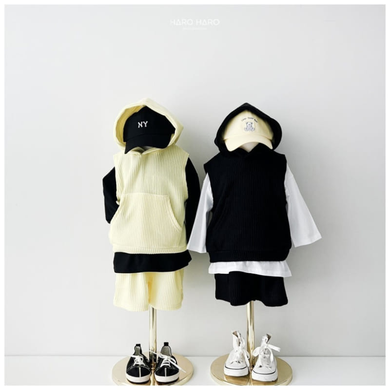 Haro Haro - Korean Children Fashion - #Kfashion4kids - Knit Hoody Vest - 9
