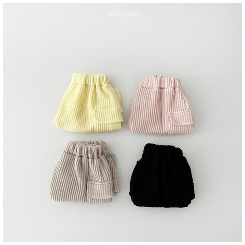 Haro Haro - Korean Children Fashion - #childofig - Knit Cargo Capri Shorts - 5