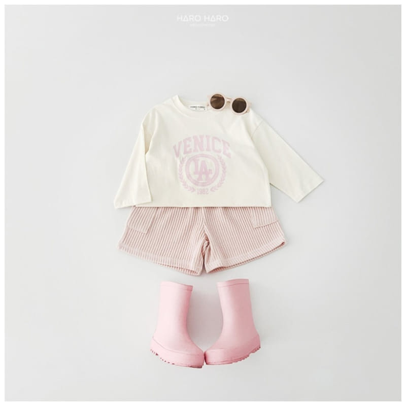 Haro Haro - Korean Children Fashion - #childrensboutique - Knit Cargo Capri Shorts - 7