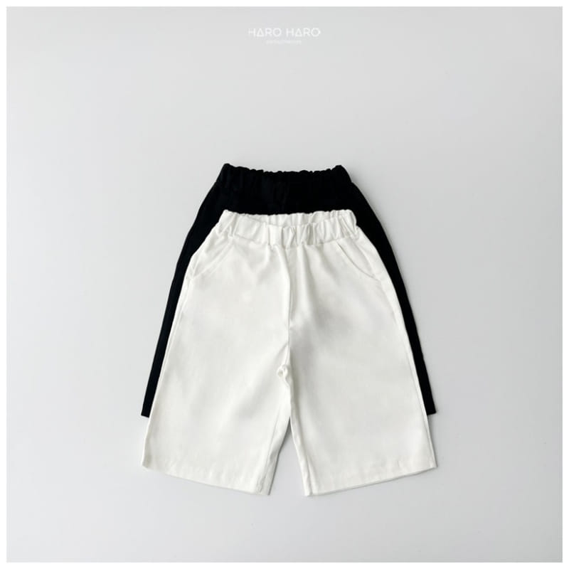 Haro Haro - Korean Children Fashion - #kidsstore - C Wide Cropped Shorts