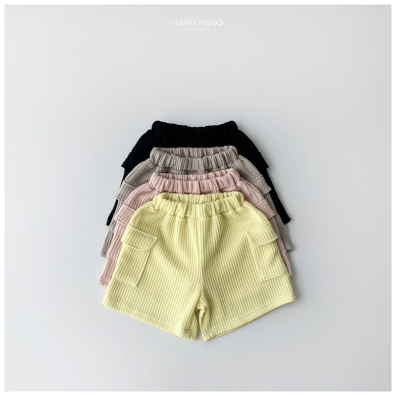 Haro Haro - Korean Children Fashion - #littlefashionista - Knit Cargo Capri Shorts