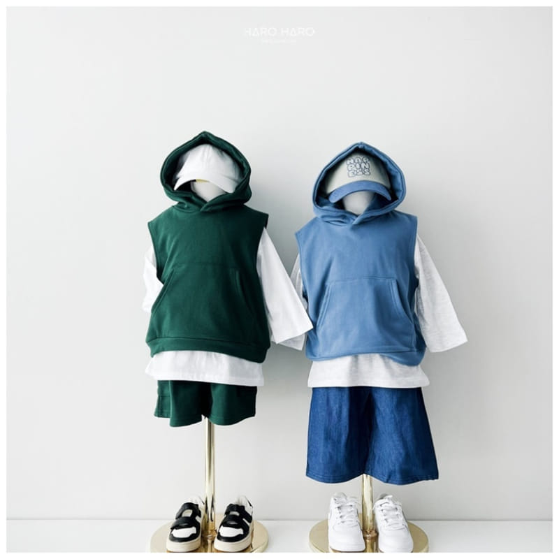 Haro Haro - Korean Children Fashion - #littlefashionista - Saint Hoody Vest - 11
