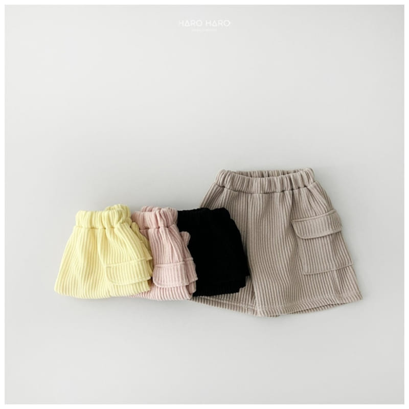Haro Haro - Korean Children Fashion - #minifashionista - Knit Cargo Capri Shorts - 3