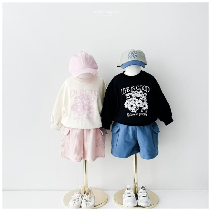 Haro Haro - Korean Children Fashion - #minifashionista - Flower Sweatshirt - 8
