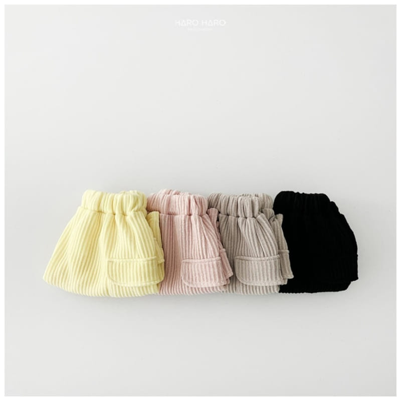 Haro Haro - Korean Children Fashion - #minifashionista - Knit Cargo Capri Shorts - 4