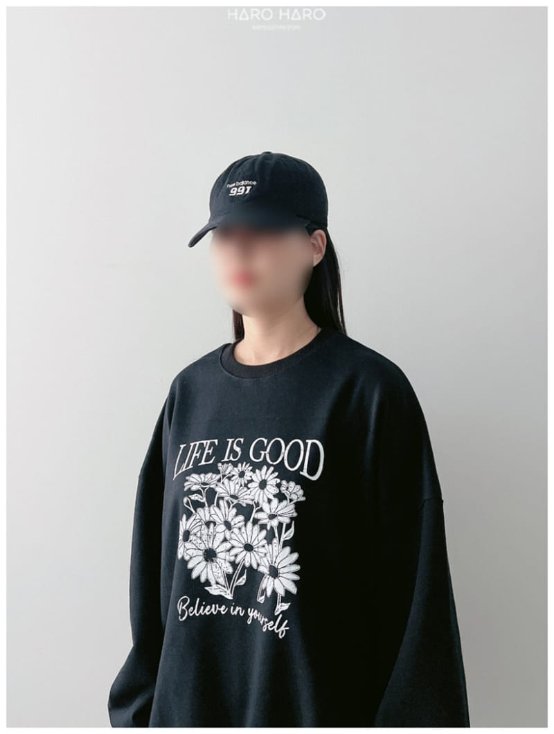 Haro Haro - Korean Children Fashion - #todddlerfashion - Flower Sweatshirt - 10