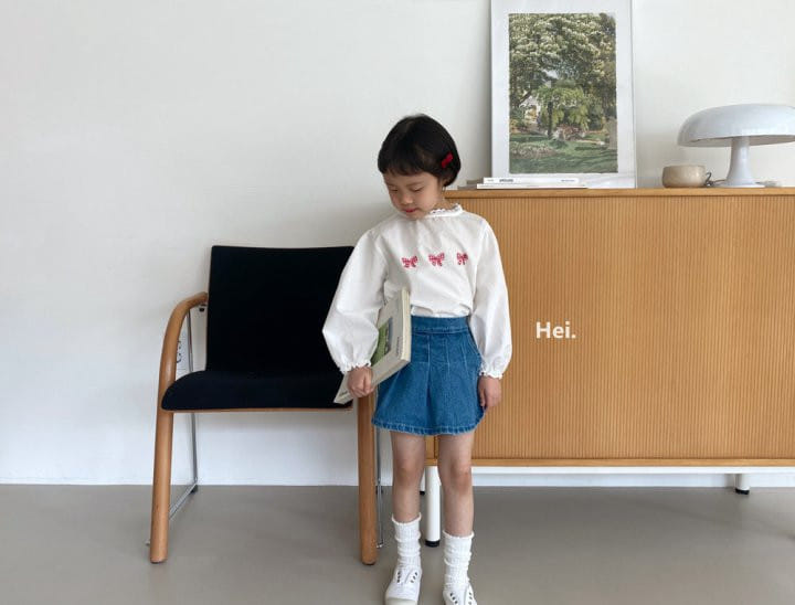Hei - Korean Children Fashion - #Kfashion4kids - Ribbon Blouse - 3