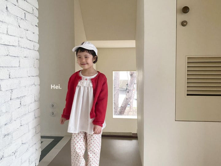 Hei - Korean Children Fashion - #designkidswear - Flower Blouse - 6