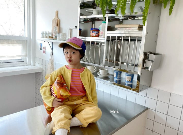 Hei - Korean Children Fashion - #kidsstore - Rib Cardigan - 2